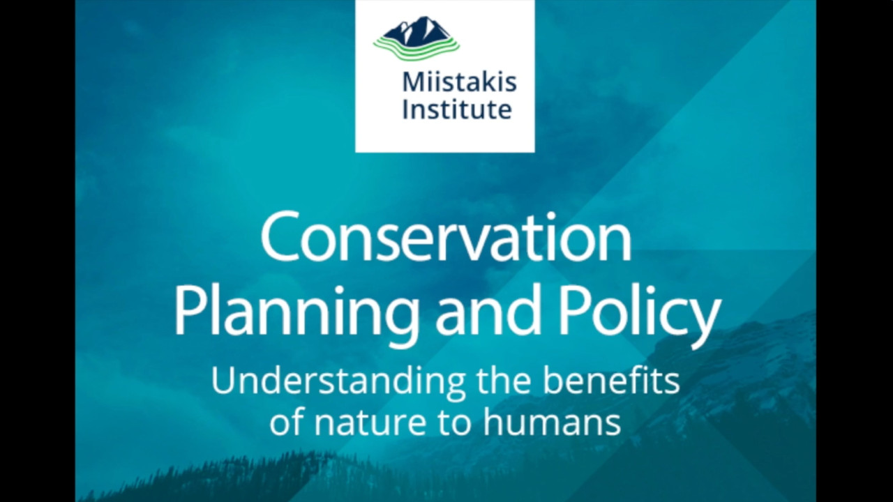 Conservation Planning and Policy